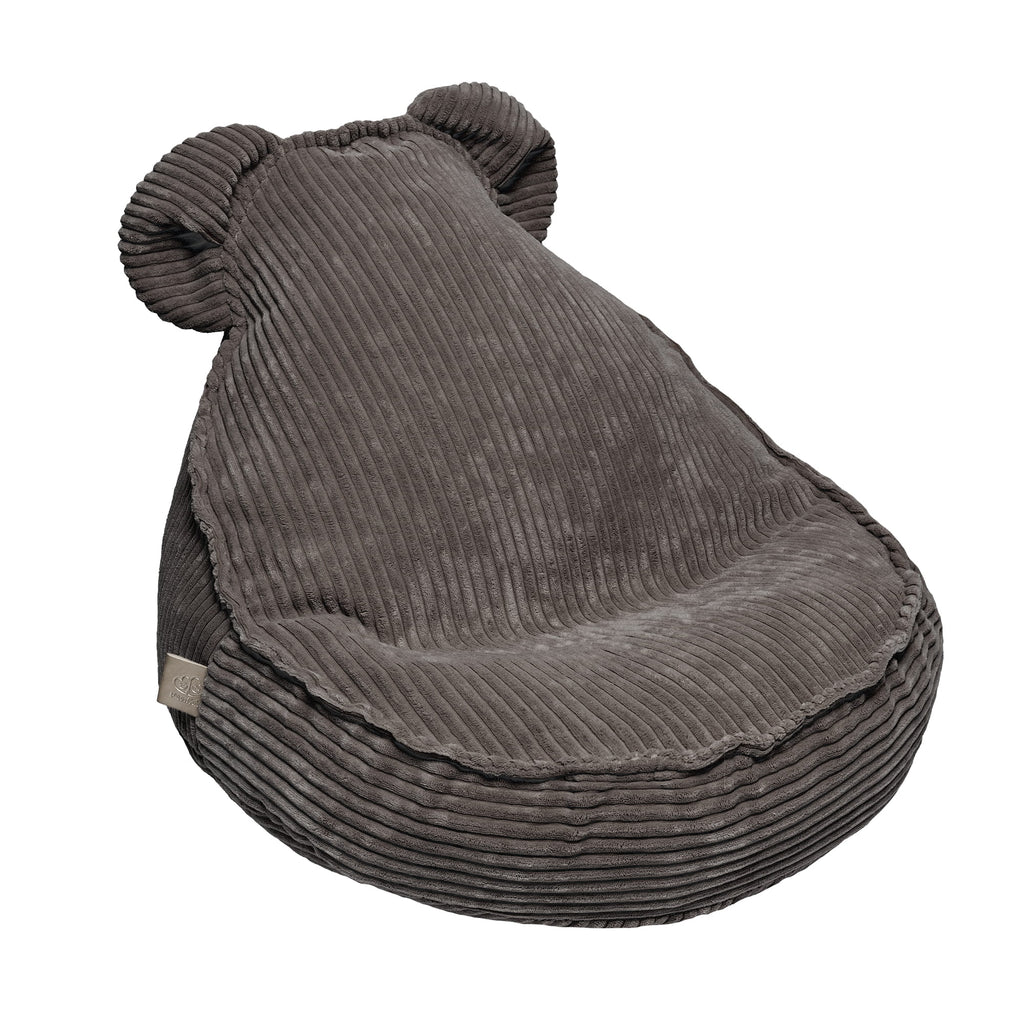 Eversby Edit — Velvet Teddy Beanbag — Brown