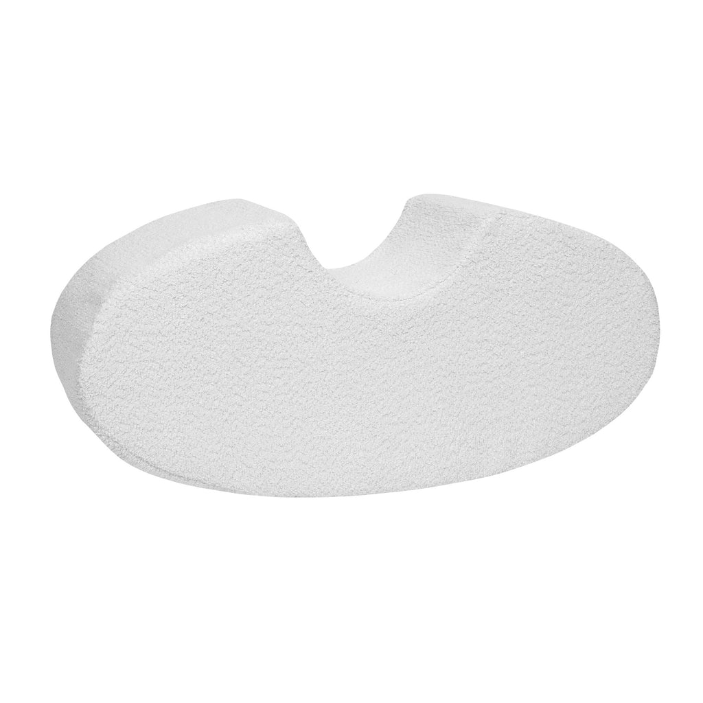 Eversby Edit — Bean Shape Foam Play Module — White Bouclé