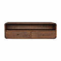 Floating Chestnut Open Console product view 1 by Eversby Home