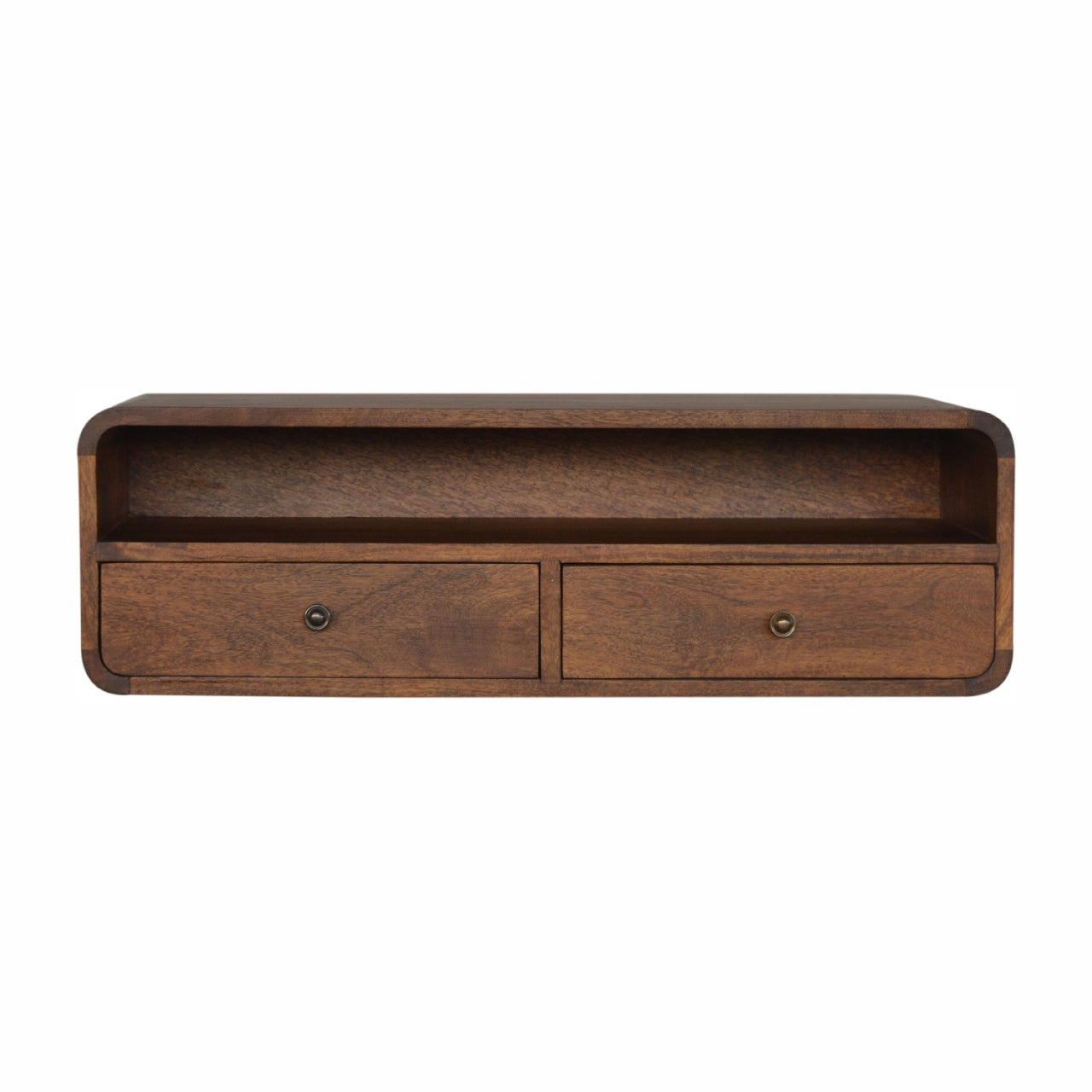 Floating Chestnut Open Console product view 1 by Eversby Home