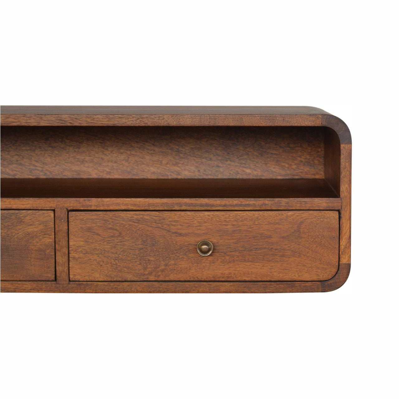 Floating Chestnut Open Console product view 5 by Eversby Home
