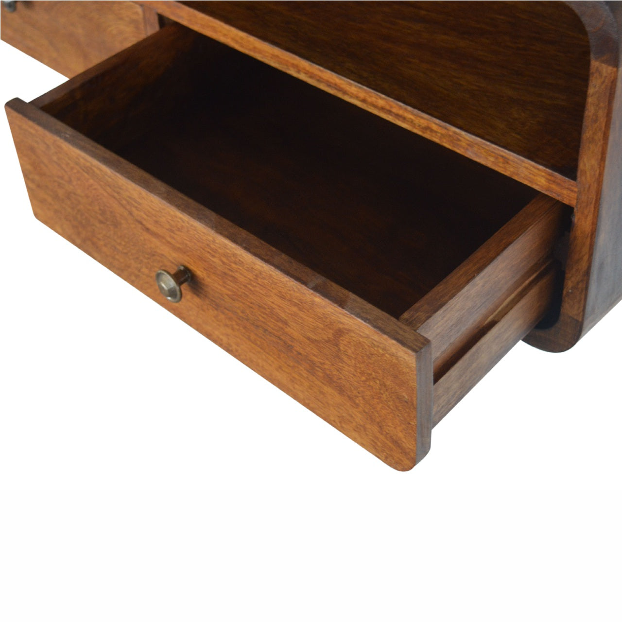 Floating Chestnut Open Console product view 6 by Eversby Home