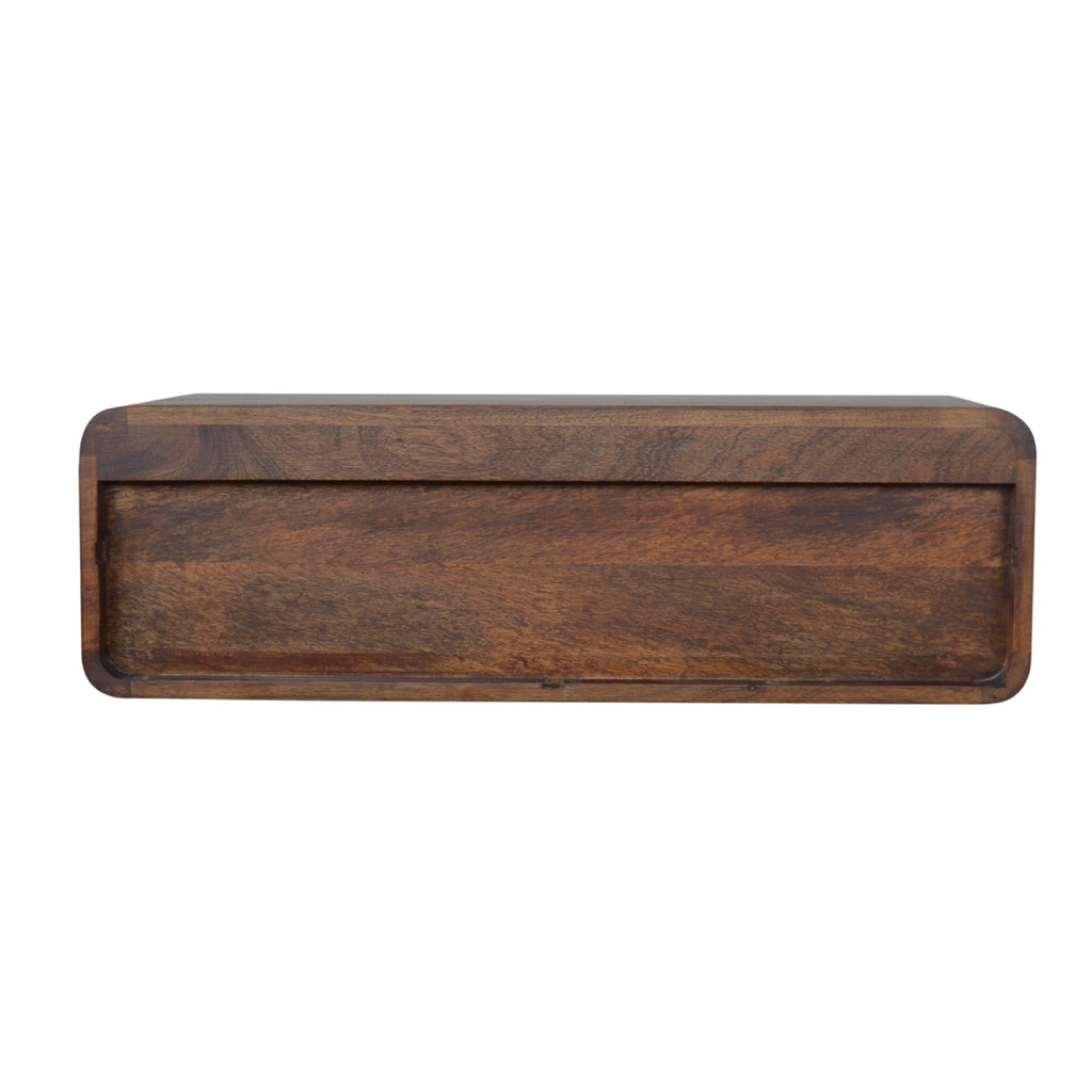 Floating Chestnut Open Console product view 8 by Eversby Home