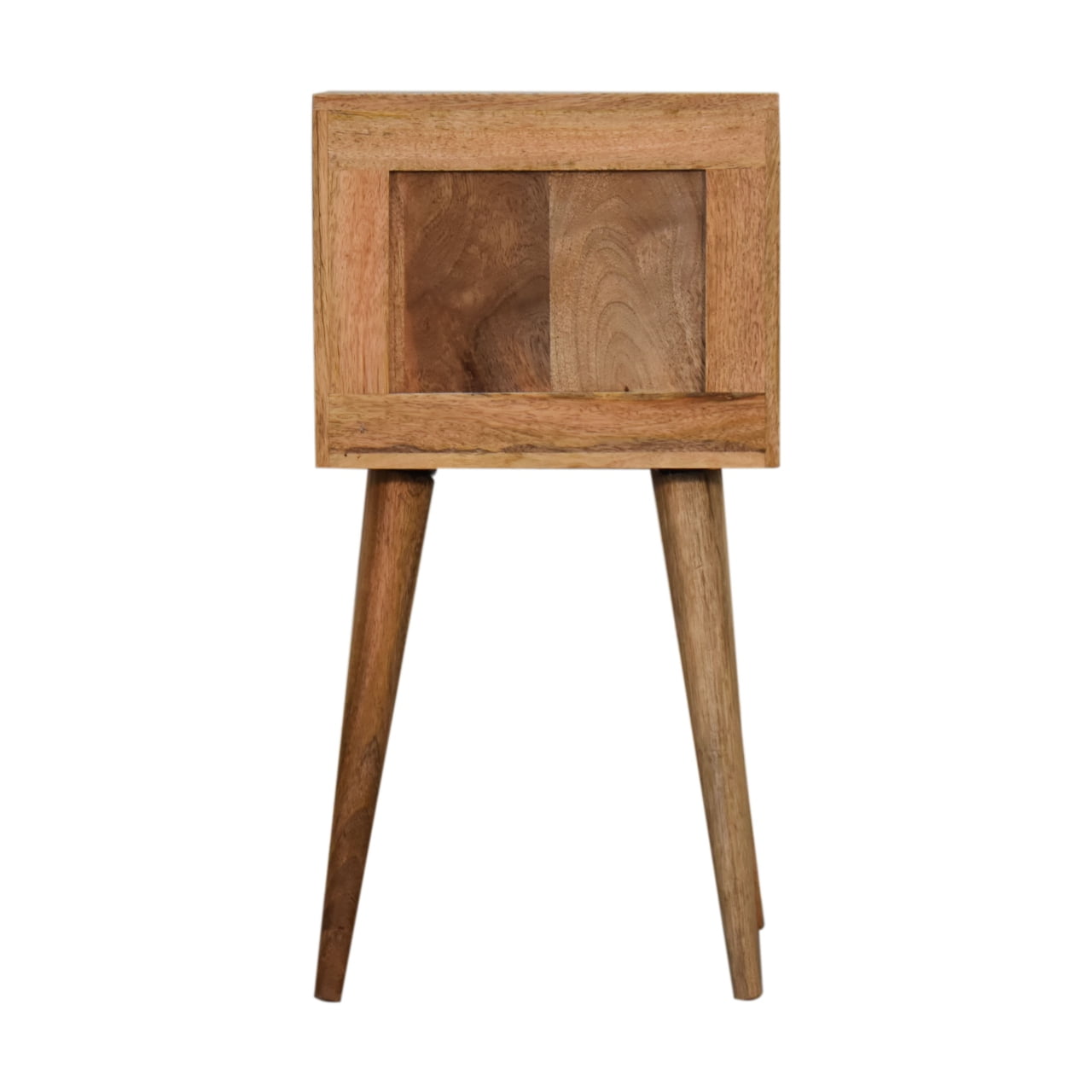 Mini Bone Inlay Two-Drawer Bedside Table product view 9 by Eversby Home