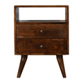 Classic Chestnut Bedside Table product view 1 by Eversby Home