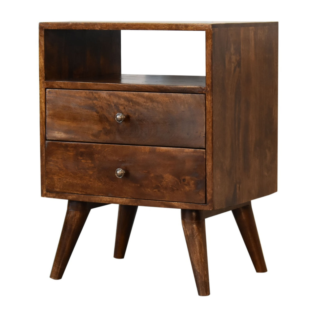 Classic Chestnut Bedside Table product view 2 by Eversby Home