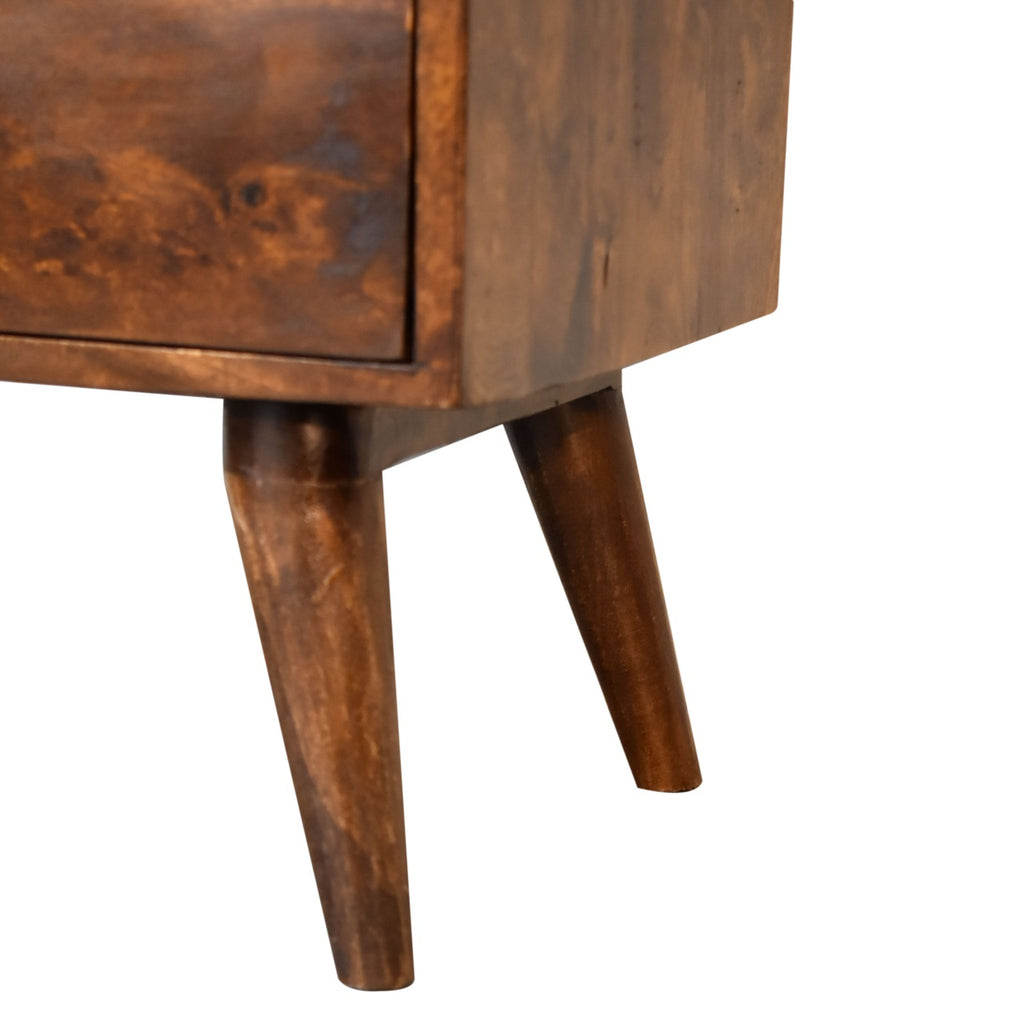 Classic Chestnut Bedside Table product view 7 by Eversby Home