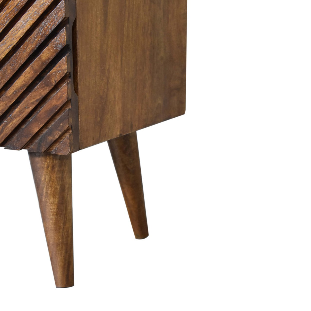 Lille Two-Drawer Chestnut Bedside Table product view 7 by Eversby Home