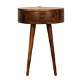 Single Chestnut Bedside Table product view 1 by Eversby Home