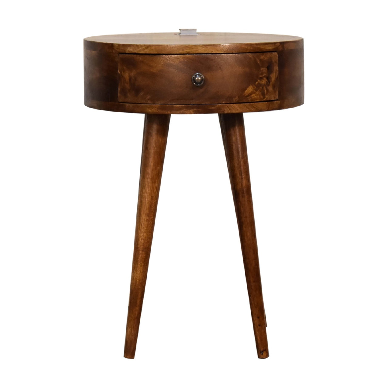 Single Chestnut Bedside Table product view 1 by Eversby Home