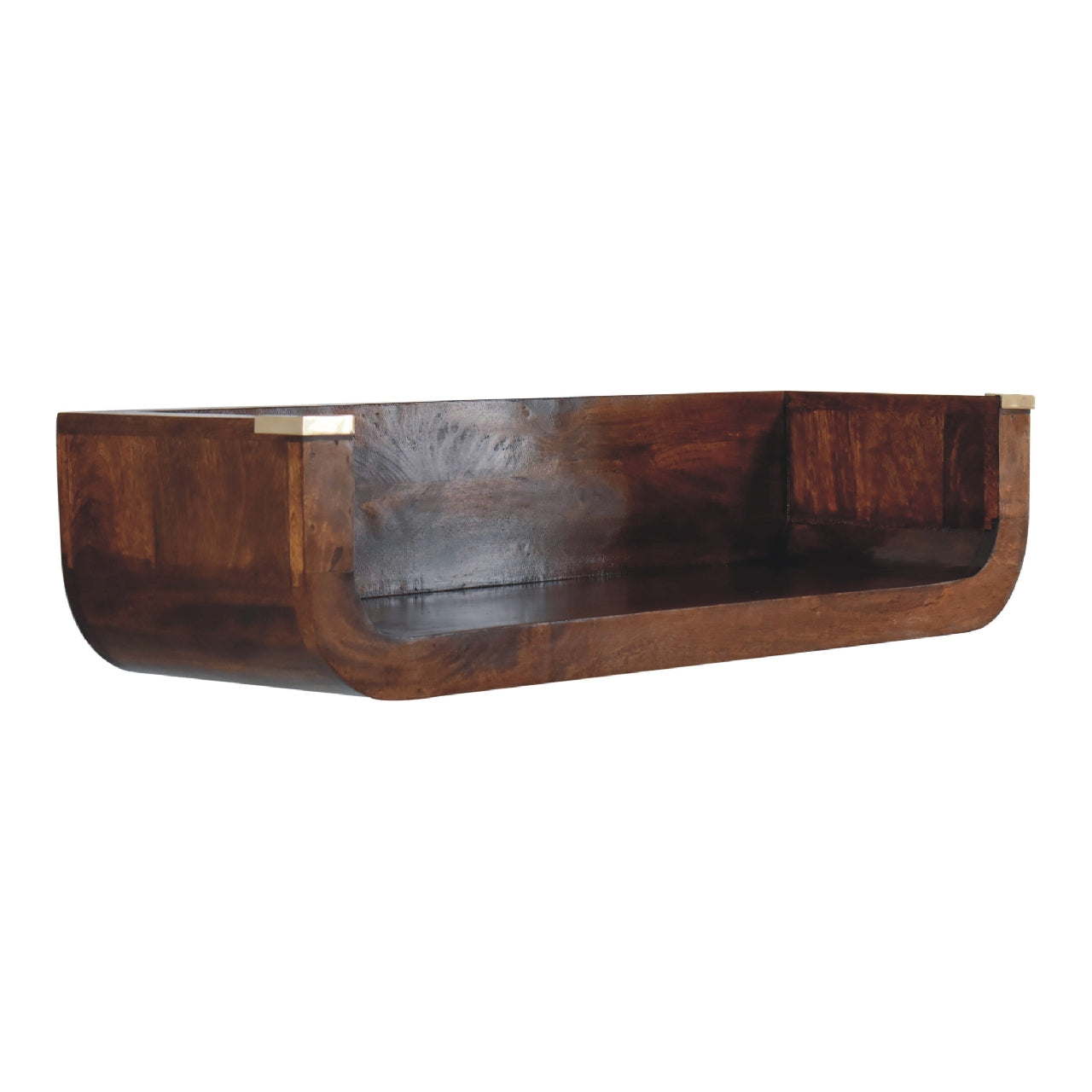 Indira Chestnut Floating Console product view 2 by Eversby Home