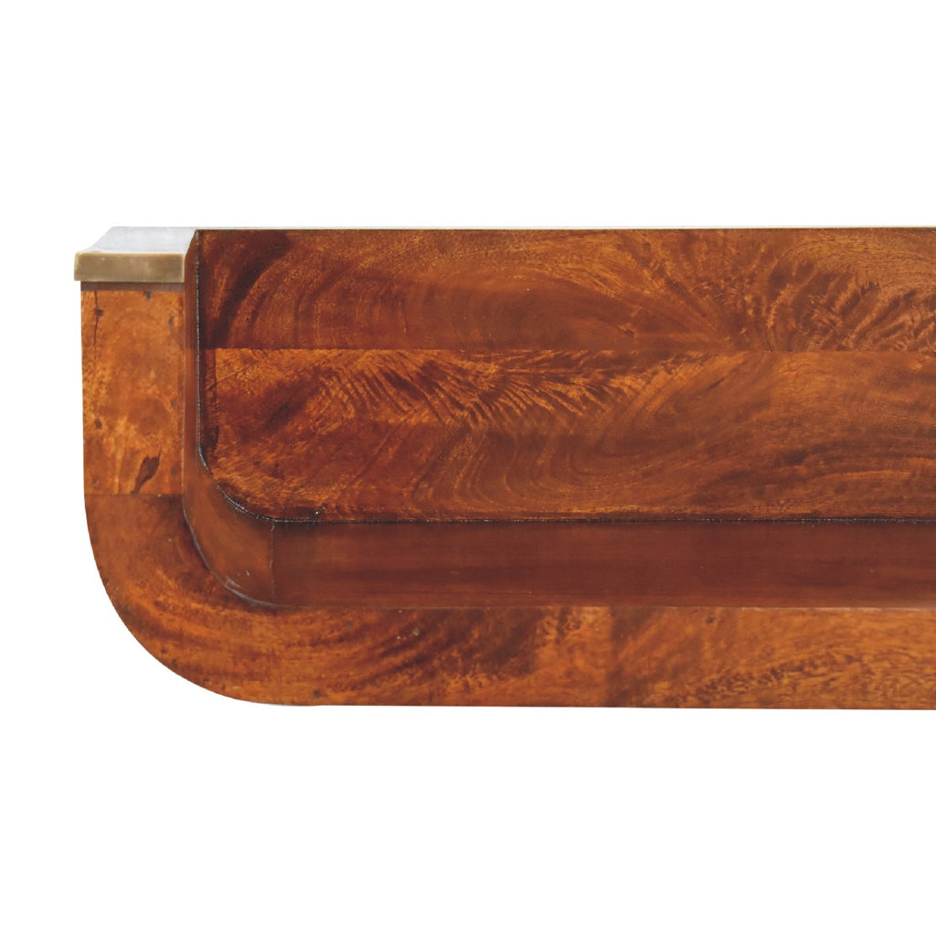 Indira Chestnut Floating Console product view 6 by Eversby Home