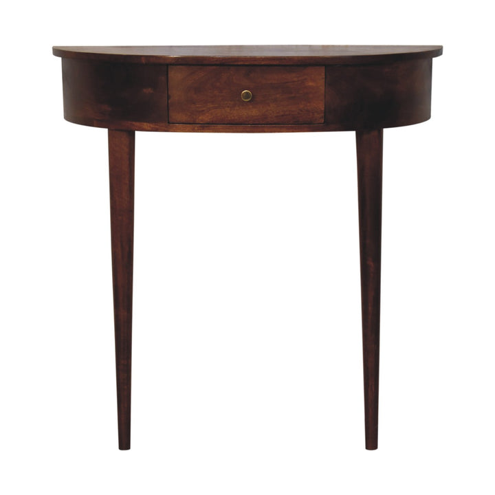 Wall-Mounted Chestnut Console