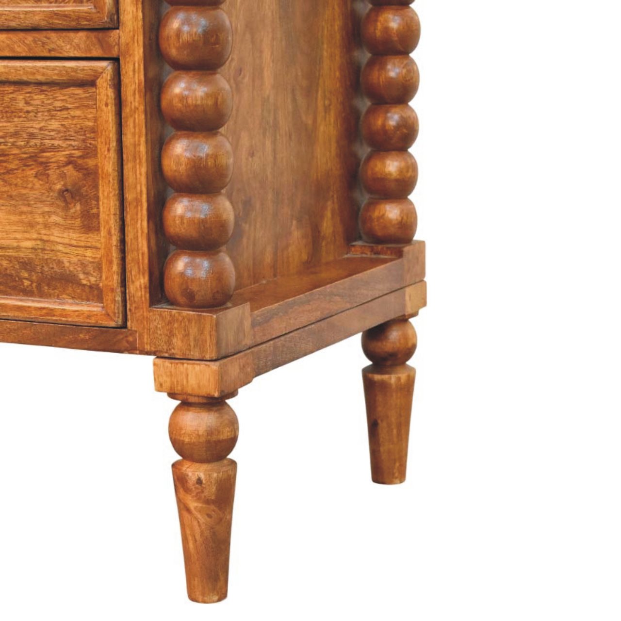 Harper Spindle Bedside Table product view 6 by Eversby Home