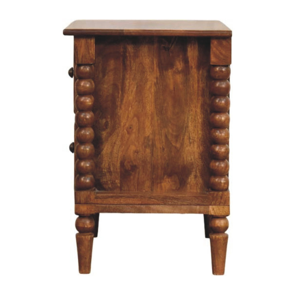 Harper Spindle Bedside Table product view 7 by Eversby Home
