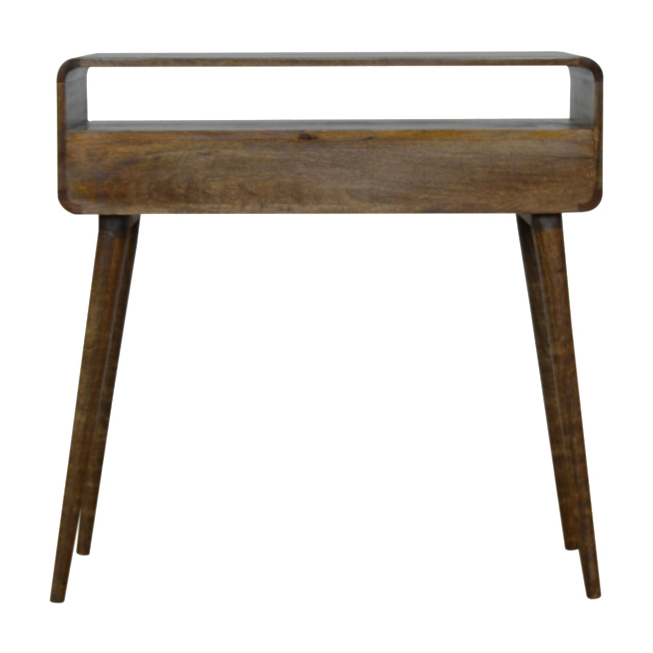 Curved Greywash Console Table product view 9 by Eversby Home