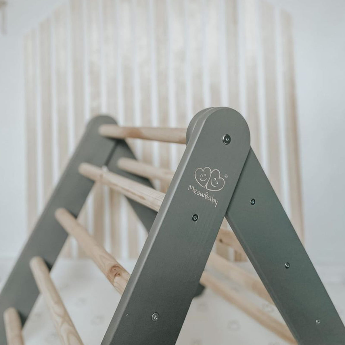 Eversby Edit — Climbing Triangle & Slide Board — Grey
