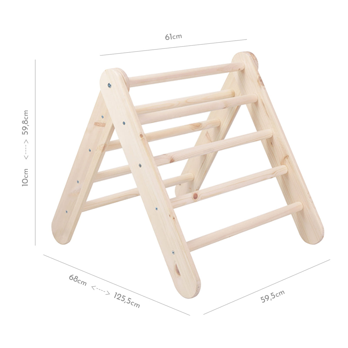 Eversby Edit — Climbing Triangle & Slide Board — Natural