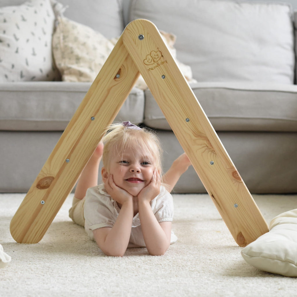 Eversby Edit — Climbing Triangle & Slide Board — Natural