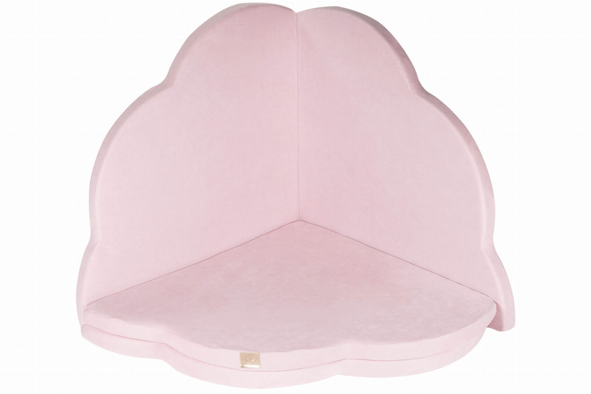 Eversby Edit — Folding Cloud Play Mat — Pink Velvet