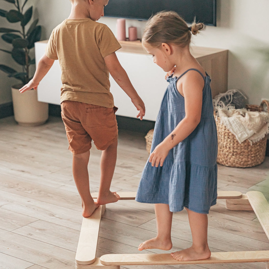 Eversby Edit — Wooden Balance Beam Set — 4 Piece