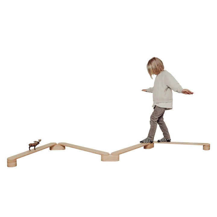 Eversby Edit — Wooden Balance Beam Set — 4 Piece
