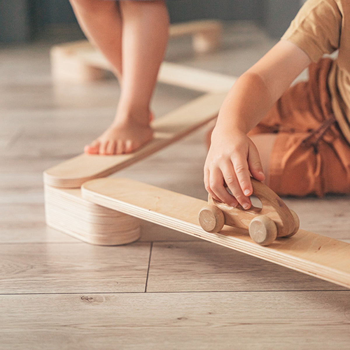 Eversby Edit — Wooden Balance Beam Set — 4 Piece