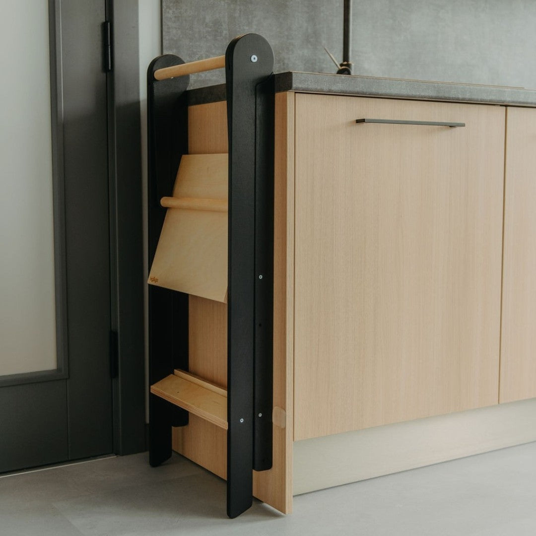 Eversby Edit — Foldable Kitchen Tower with Removable Rail