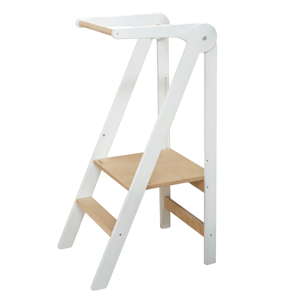 Eversby Edit — Foldable Kitchen Tower with Removable Rail