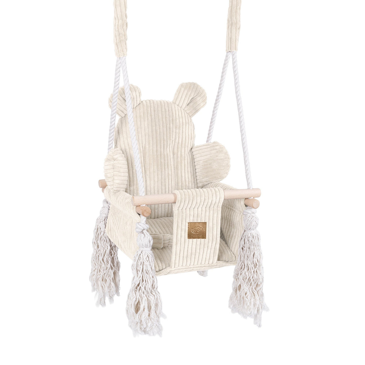 Eversby Edit — Teddy Indoor Baby Swing — Ecru