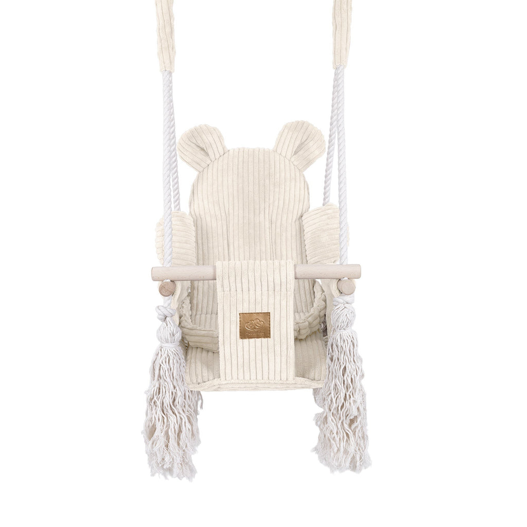 Eversby Edit — Teddy Indoor Baby Swing — Ecru