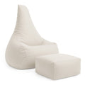 Eversby Edit — Beige Bean Bag & Footrest Set