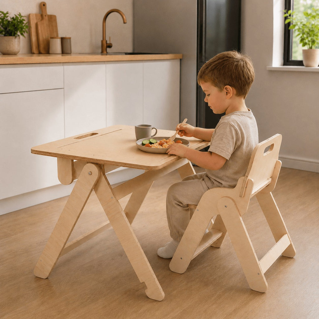 Eversby Edit — 2-in-1 Drawing Table & Easel with Paper Roll
