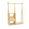Eversby Edit — Montessori Wardrobe with Storage — Natural