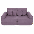 Eversby Edit — Corduroy Modular Play Sofa — Lavender, Medium