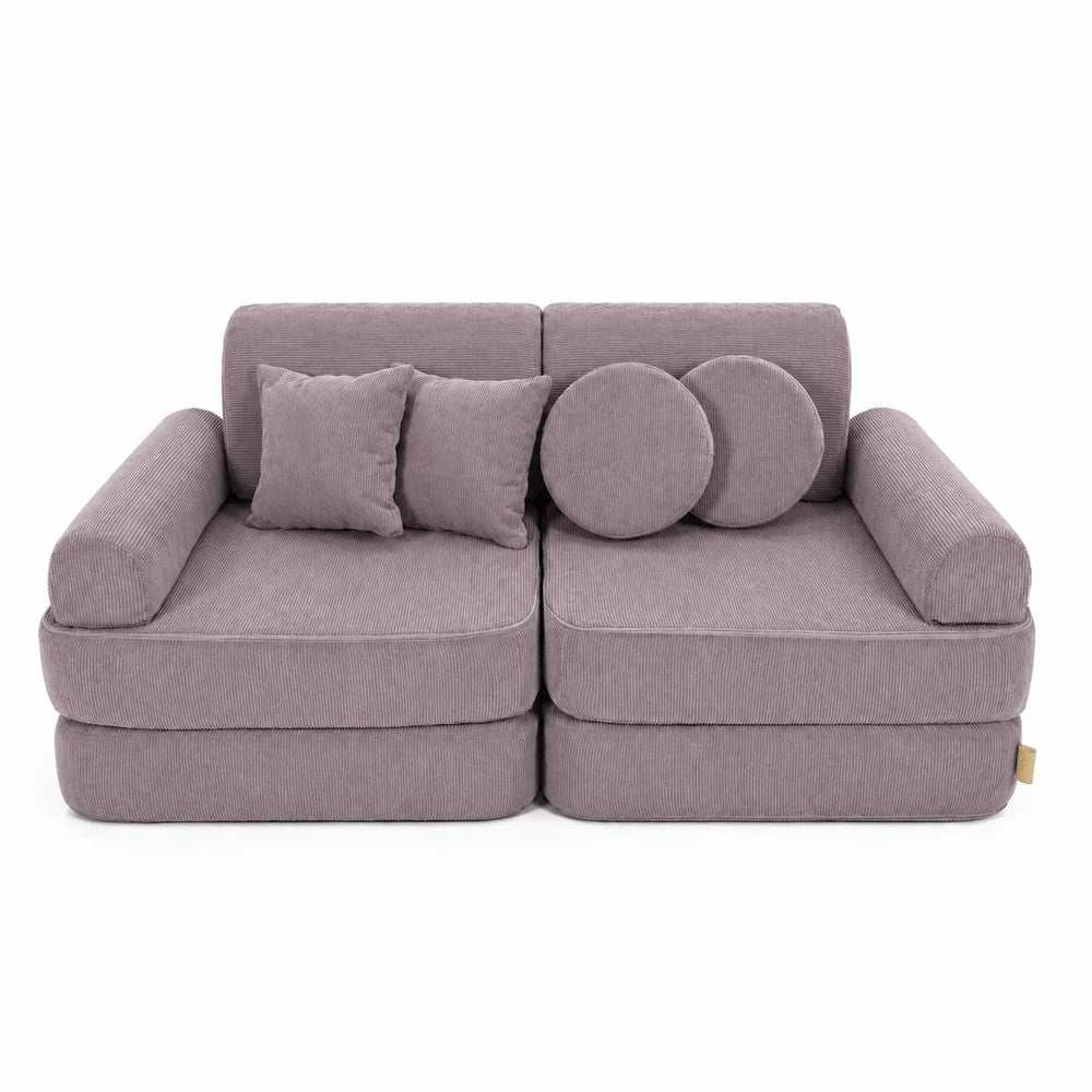 Eversby Edit — Corduroy Modular Play Sofa — Taupe, Medium