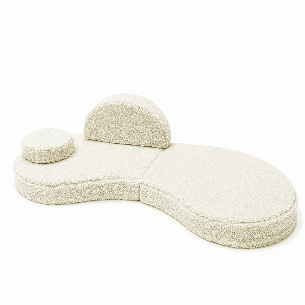 Eversby Edit — Cream Rounded Modular Play Sofa — 6 Piece