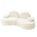 Eversby Edit — Cream Rounded Modular Play Sofa — 6 Piece