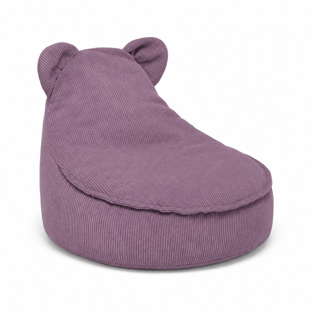 Eversby Edit — Corduroy Teddy Beanbag — Lavender