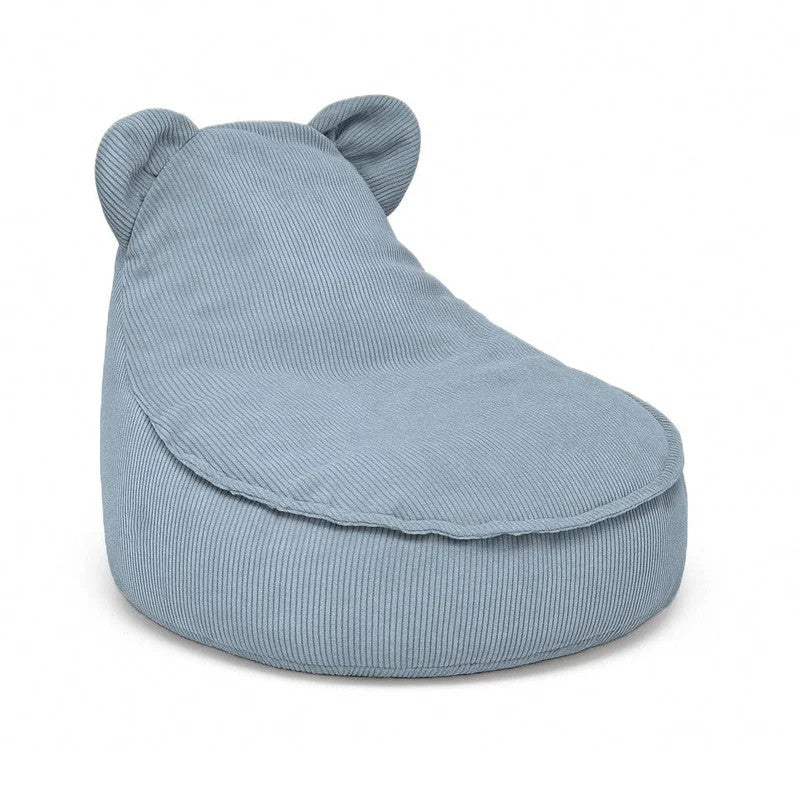 Eversby Edit — Corduroy Teddy Beanbag — Turquoise