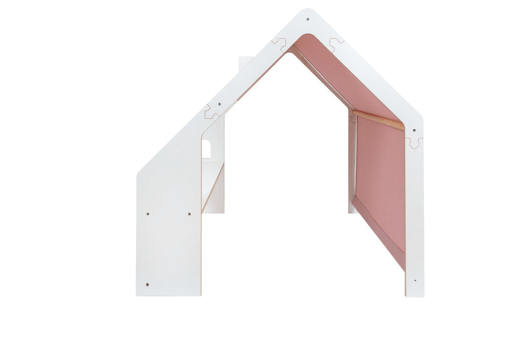 Eversby Edit — Wooden Play House — Pink Roof