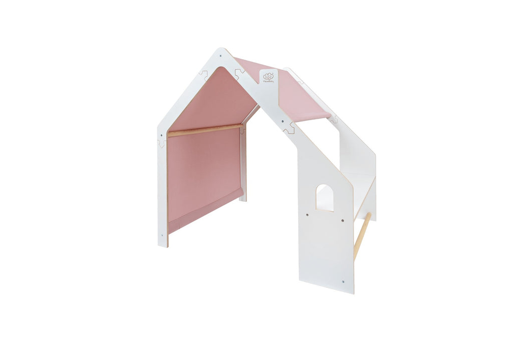 Eversby Edit — Wooden Play House — Pink Roof