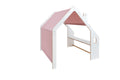 Eversby Edit — Wooden Play House — Pink Roof