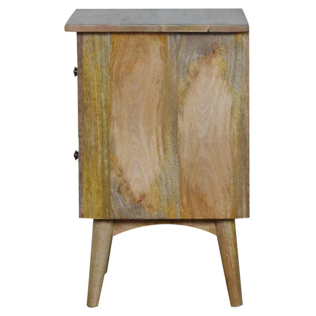 Nordic Two-Drawer Bedside Table product view 8 by Eversby Home