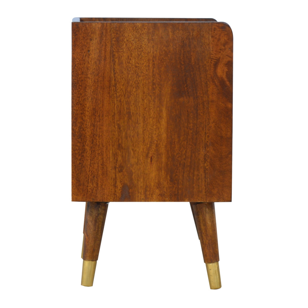 Manila Gold One-Drawer Bedside Table product view 7 by Eversby Home