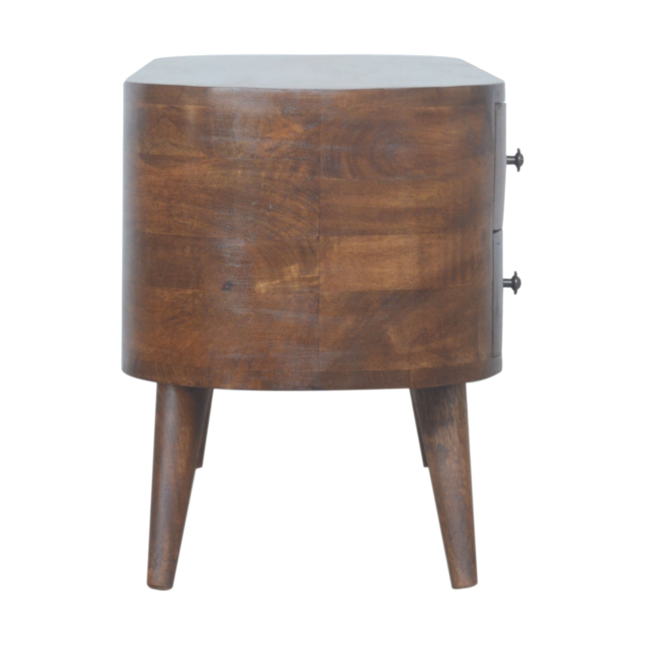 Chestnut Rounded TV Media Unit product view 8 by Eversby Home