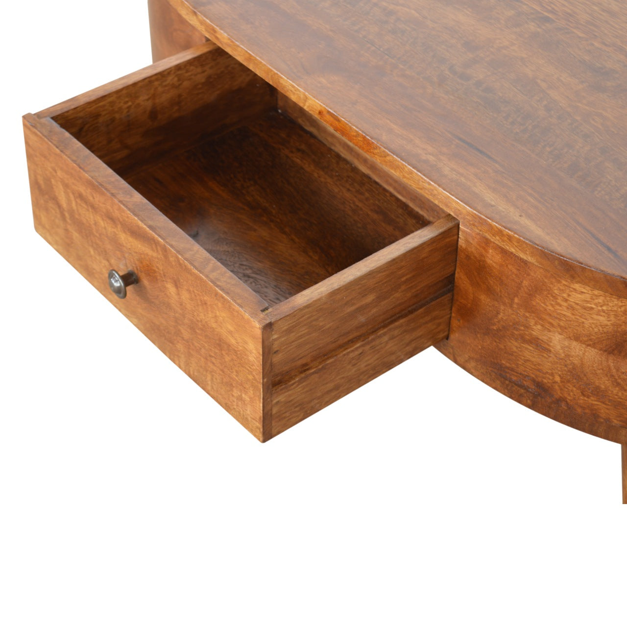 Chestnut Rounded Coffee Table product view 6 by Eversby Home