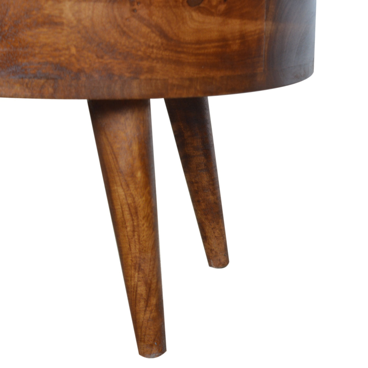 Chestnut Rounded Coffee Table product view 8 by Eversby Home