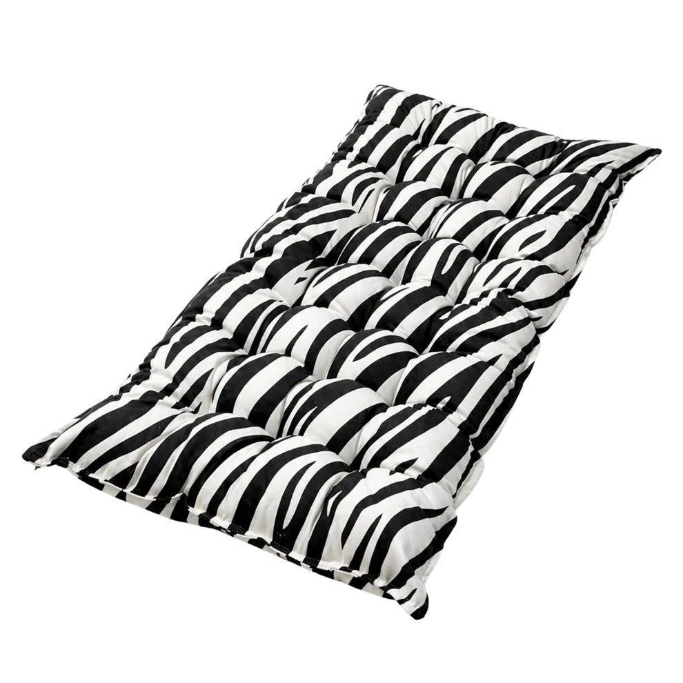 Eversby Edit — Zebra Quilted Floor Cushion