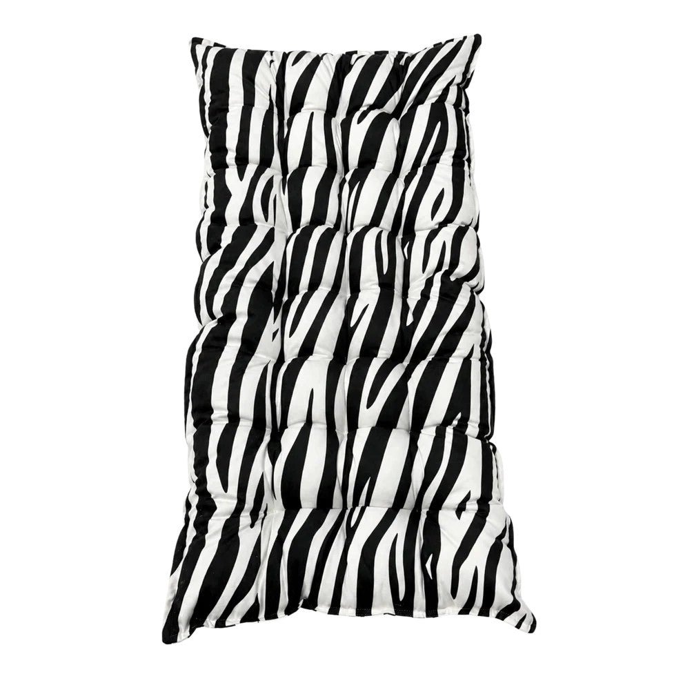 Eversby Edit — Zebra Quilted Floor Cushion